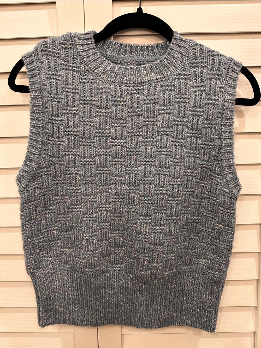Topshop baby blue Knit Sleeveless Sweater Vest size 4-6